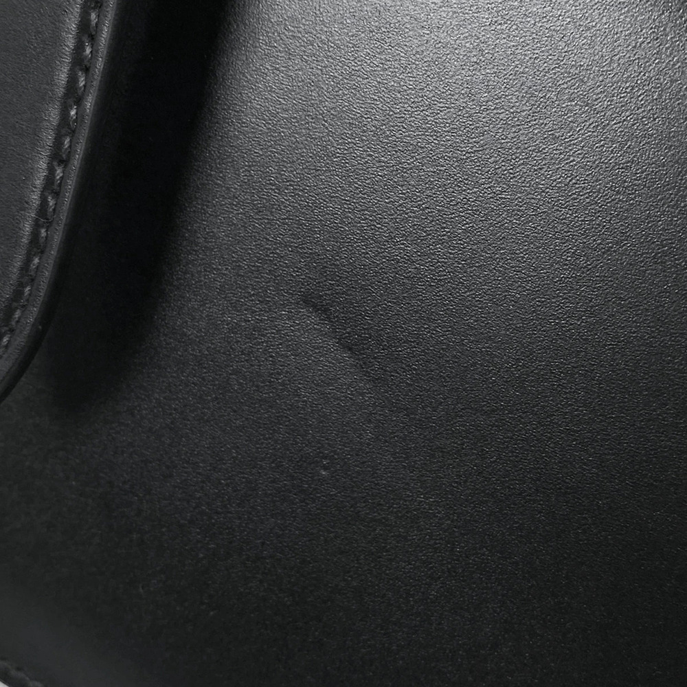 Prada Logo Handbag Double Face Leather Nero Black - Picture 4 of 6
